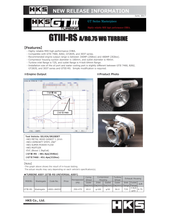 Load image into Gallery viewer, HKS GTIII-RS A/R 0.75 WG TURBINE - 14001-AK032