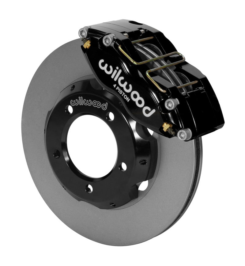 Wilwood Dynapro Radial Front Kit 11in Rotors Black 61-67 Jaguar XKE w/ Lines - 140-15395