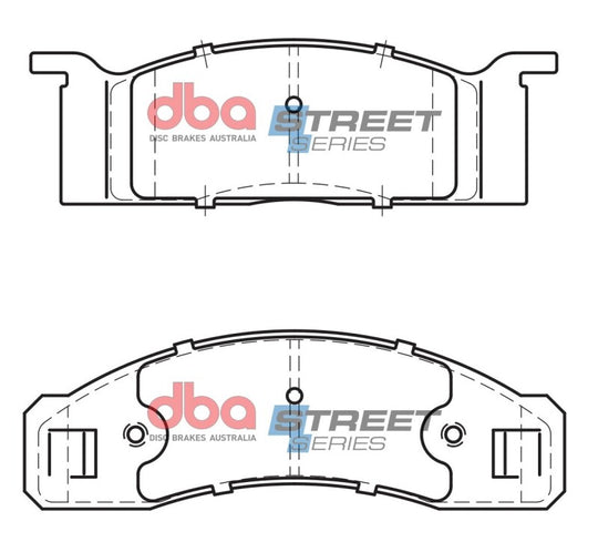 DBA 70-71 Ford Torino Front Street Series Brake Pads - DB1807SS