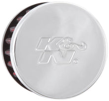 Load image into Gallery viewer, K&amp;N Clamp On Rubber Base Crankcase Vent Filter 0.5in Flange ID 2in OD 1.5in Height - 62-1330