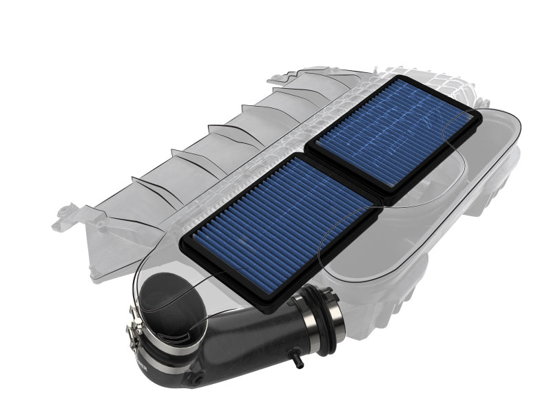 aFe Super Stock Carbon Fiber Pro 5R Induction System 2021 RAM 1500 TRX V8-6.2L SC - 55-10014RC