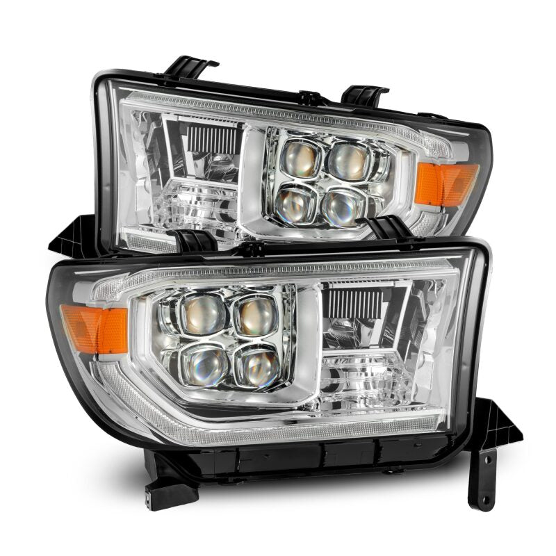 AlphaRex 07-13 Toyota Tundra / 08-17 Sequoia NOVA LED Proj HL Chrome w/Actv Light Seq. Sig + DRL - 880819