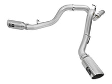 Load image into Gallery viewer, aFe Atlas Exhaust 4in Dual DPF-Back Al Steel w/ Pol Tips 16-17 GM Diesel Truck V8-6.6L (td) LML - 49-04080-P