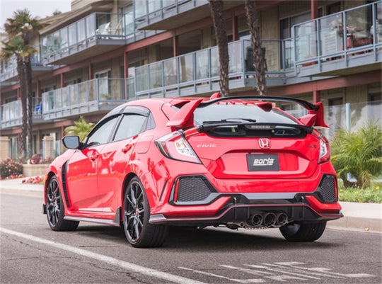 Borla 17-18 Honda Civic Type R 2.0L 2.75in Atak Adjustable Catback Exhaust (Carbon Fiber Black Tip) - 140738CFBA