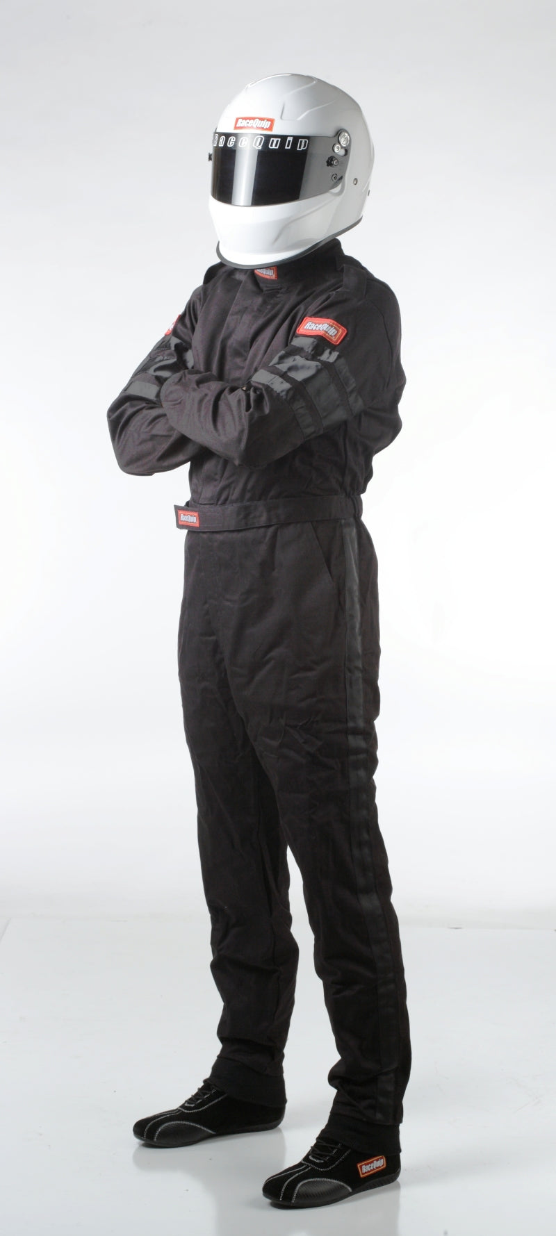 RaceQuip Black SFI-1 1-L Suit - Small - 110002