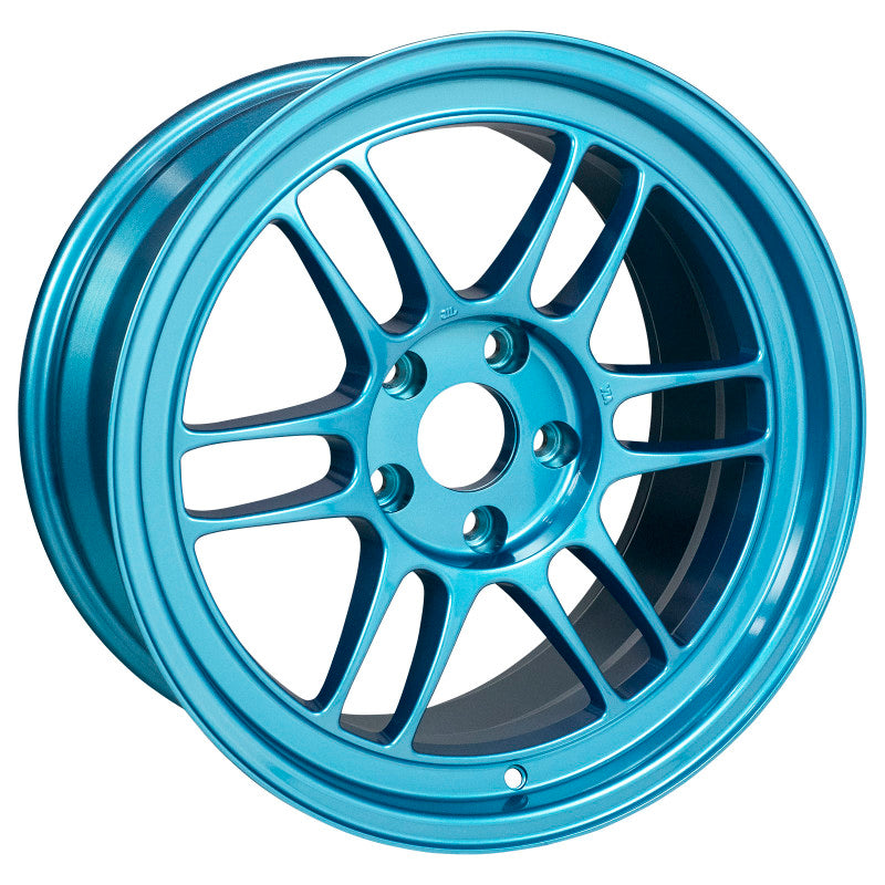 Enkei RPF1 17x9 5x114.3 22mm Offset 73mm Bore Emerald Blue Wheel (MOQ 40) - 3797906522EB