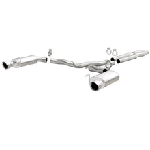 Load image into Gallery viewer, MagnaFlow Cat Back, SS, 3in, Street, Dual Split Polished 4.5in Tips 2015 Ford Mustang GT V8 5.0L - 19100