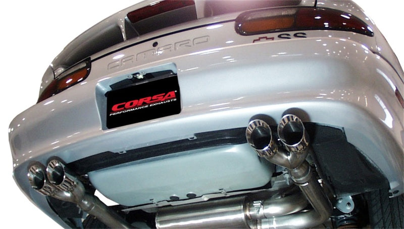 Corsa 1998-2002 Chevrolet Camaro Convertible Z28 5.7L V8 LS1 Polished Sport Cat-Back Exhaust - 14143