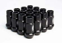 Load image into Gallery viewer, BLOX Racing Street Series Forged Lug Nuts - Black 12 x 1.5mm - Set of 20 (New Design) - BXAC-00104-SSBK