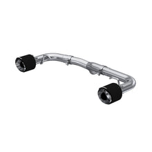 Load image into Gallery viewer, MBRP 2022 Subaru BRZ 2.4L/Toyota GR86 2.4L 2.5in Dual Split Rear Exit w/5in OD CF Tips - T304 - S48053CF