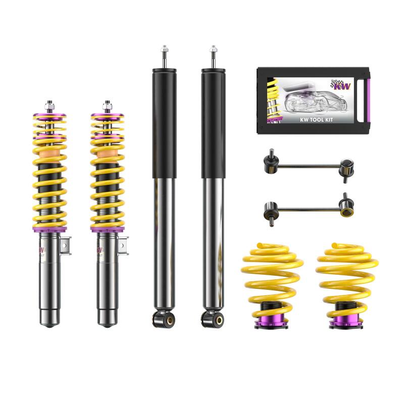 KW Coilover Kit V1 BMW 3series E46 (346L 346C)Sedan Coupe Wagon Convertible Hatchback; 2WD - 10220022