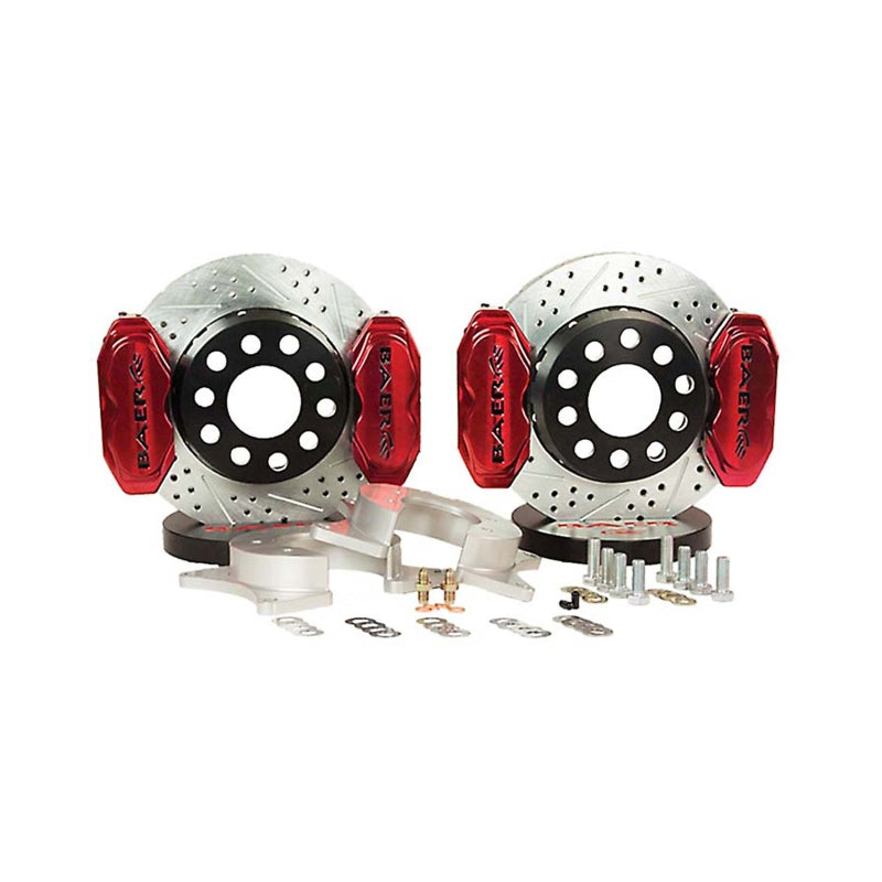 Baer Brakes Rear Ends w/ Ford 9in Early Big Bearing HE 11in SS4+ Dual DS Rear SDZ Brake Kit - FR - 4262682FR