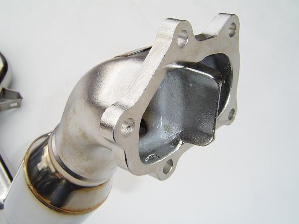 Invidia 05+ MT LGT / 08+ WRX/STi Polished Divorced Waste Gate Downpipe - HS08SW1DPC