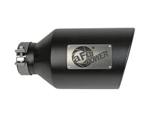 Load image into Gallery viewer, aFe Power MACH Force-Xp 409 Stainless Steel Clamp-on Exhaust Tip Black - 49T40801-B15
