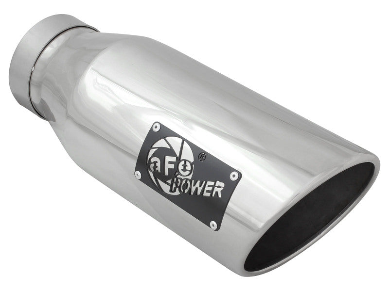 aFe MACHForce XP 4in Exhausts Cat-Back SS w/ Polished Tips 14-17 Dodge Ram 2500 V8-6.4L Hemi - 49-42056-P