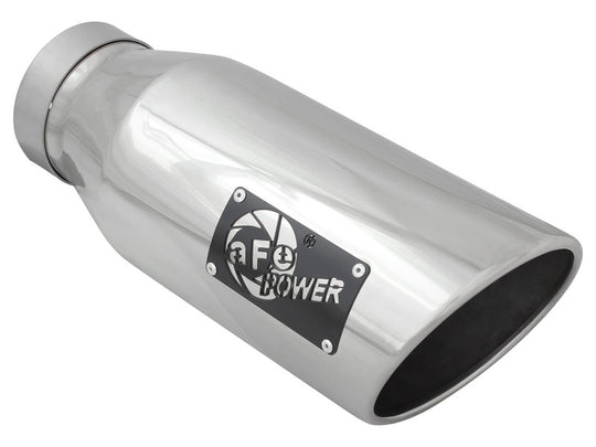 aFe MACHForce XP 4in Exhausts Cat-Back SS w/ Polished Tips 14-17 Dodge Ram 2500 V8-6.4L Hemi - 49-42056-P