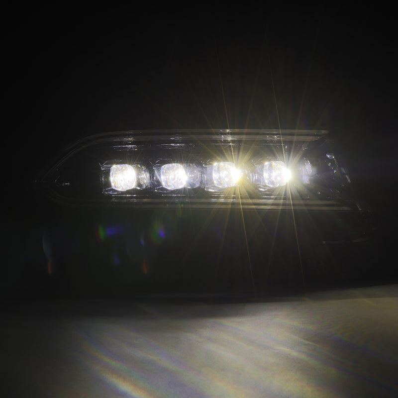 AlphaRex 15-23 Dodge Charger NOVA LED Proj Headlights Alpha-Blk w/Actv Light & Seq.Sig / SB DRL - 880500