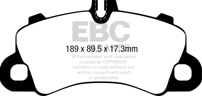 EBC 2018+ Porsche Cayenne (3rd Gen) 3.0L Turbo Bluestuff Front Brake Pads - DP52379NDX