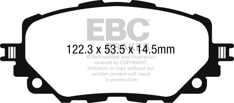 EBC 2016+ Mazda Miata MX-5 / 17-20 Fiat 124 Spider Bluestuff Front Brake Pads - DP52263NDX