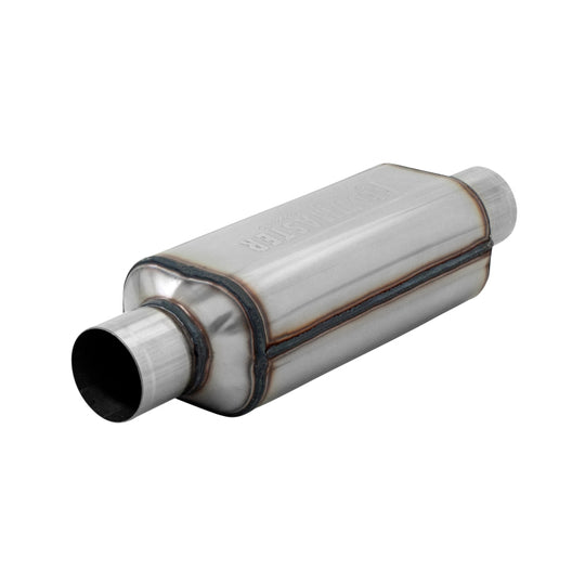 Flowmaster Super HP-2 2.50 IN/OUT 12 in. SS Muffler - 12512304