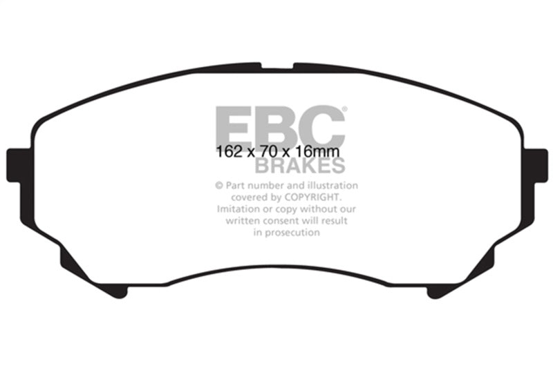EBC 08-13 Cadillac CTS 3.6 (315mm Rear Rotors) Ultimax2 Front Brake Pads - UD1331