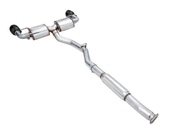 AWE Tuning Subaru BRZ/ Toyota GR86/ Toyota 86 Touring Edition Cat-Back Exhaust- Diamond Black Tips - 3015-33486