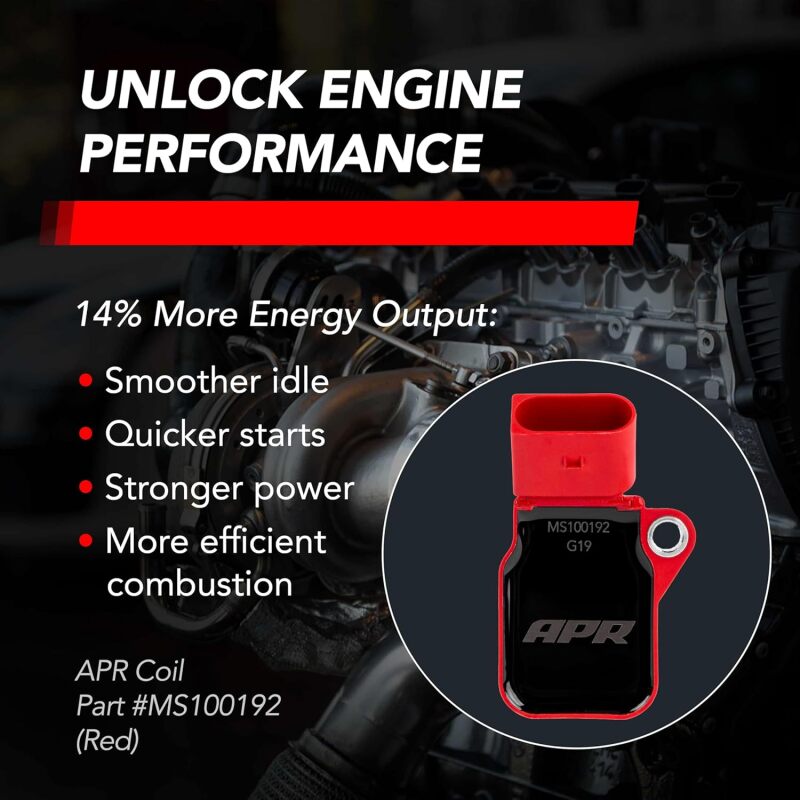 APR EA888.3/EA888.4/EA839/EA825 (MQB/MLB) 2.0T/2.9T/3.0T/4.0T Ignition Coil - Red - MS100192