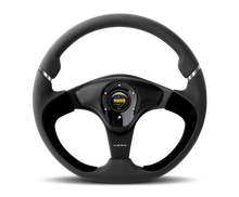 Load image into Gallery viewer, Momo Nero Steering Wheel 350 mm - Black Leather/Suede/Black Spokes - NER35BK0B
