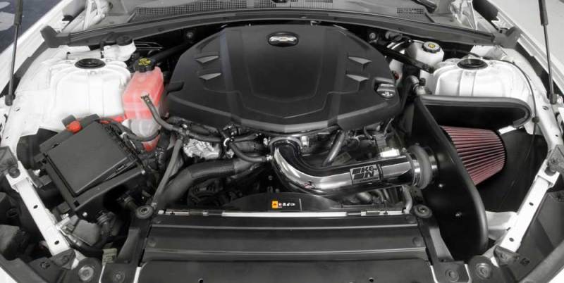 K&N 16-17 Chevy Camaro 3.6L Silver Typhoon Short Ram Intake - 69-4535TP