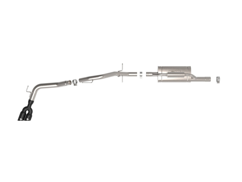 aFe 2024+ Ford Ranger L4-2.3L (t) Vulcan Series 2.5in to 3in Cat-Back Exhaust w/ Black Tip - 49-33148-B