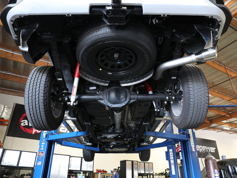 aFe 23-24 GM Trucks L6 Large Bore-HD 3 IN 409 Stainless Steel DPF-Back Exhaust System w/Polished Tip - 49-44144-P