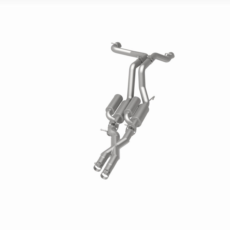 MagnaFlow Cat-Back 2021 Jeep Wrangler 6.4L Rock Crawler Series Dual Exit Stainless Exhaust - 19582