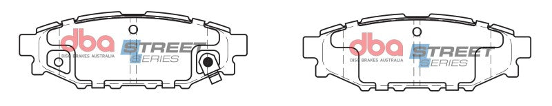 DBA 13-16 Scion FR-S (Solid Rear Rotor) Street Series Rear Brake Pads - DB1803SS