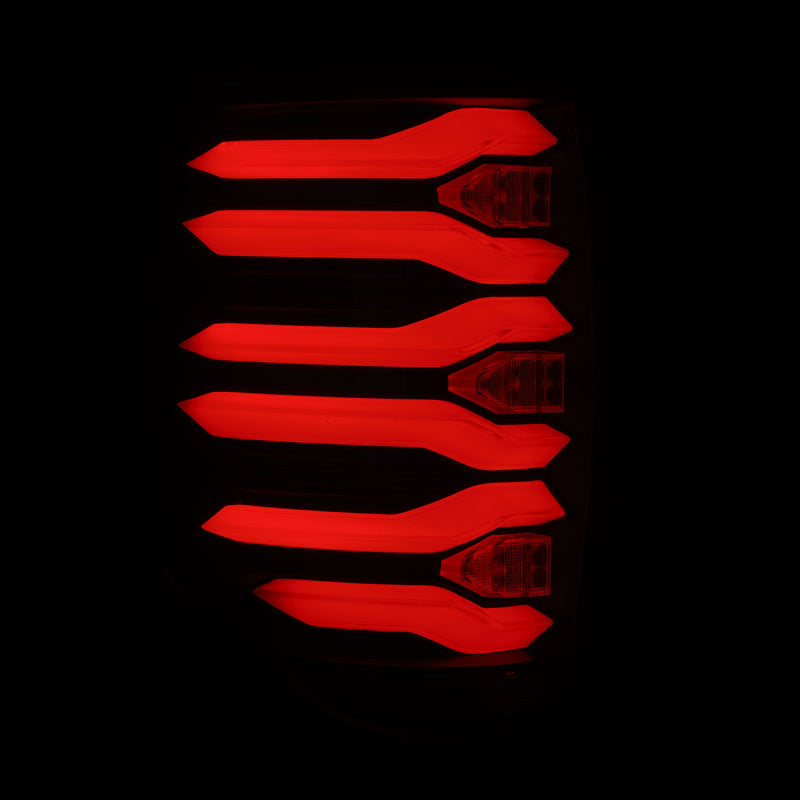AlphaRex 09-14 Ford F150 LUXX LED Taillights - Black Housing - 653070