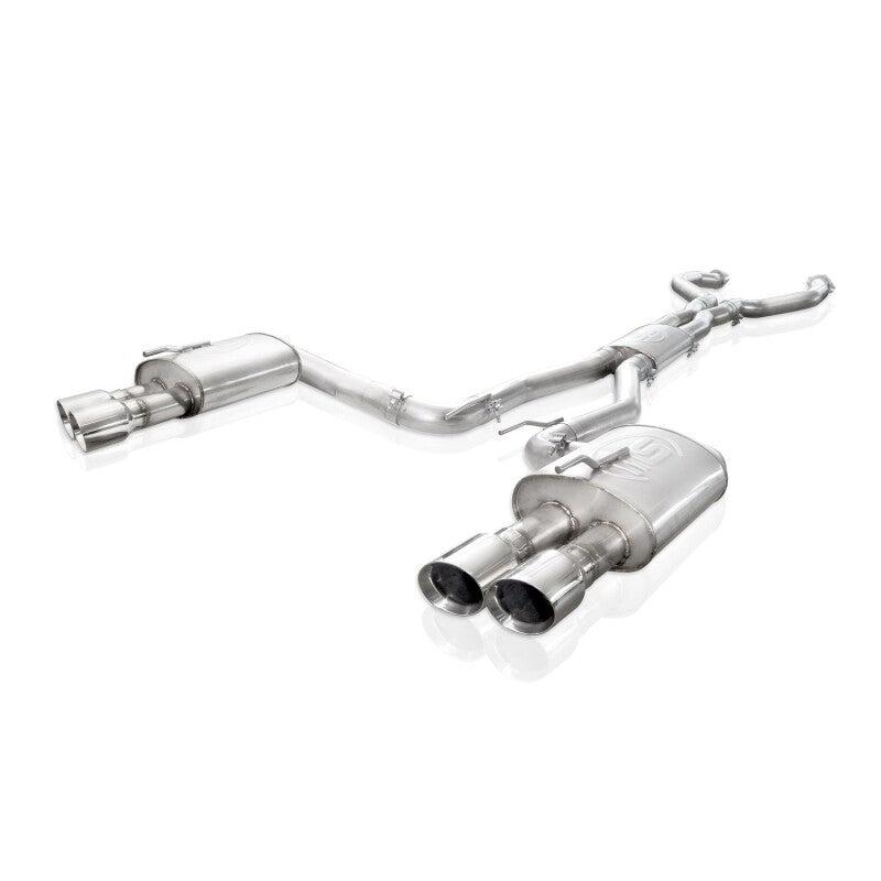 Stainless Works 2008-09 Pontiac G8 GT 3in Catback System X-Pipe Turbo Chambered Muffler 3.5in Tips - PG8CBFC