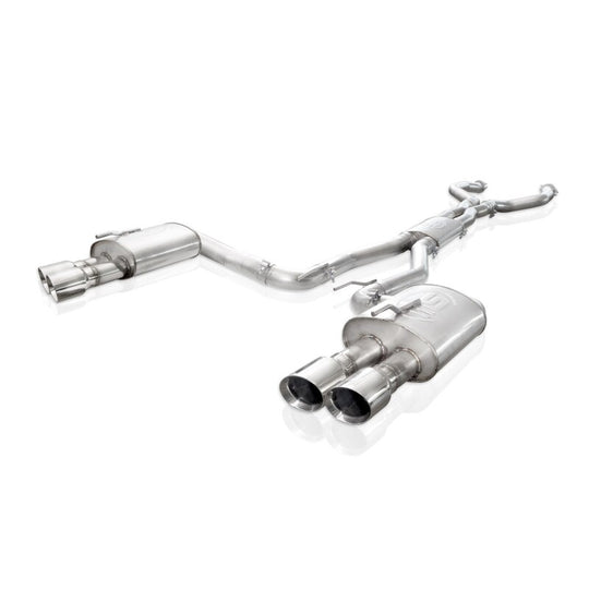 Stainless Works 2008-09 Pontiac G8 GT 3in Catback System X-Pipe Turbo Chambered Muffler 3.5in Tips - PG8CBFC