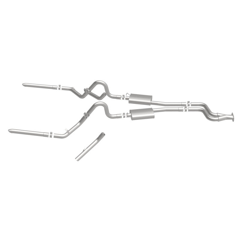 MagnaFlow SYS C/B 84-87 Buick Regal V6 3.8L Turbocharged SS 2.5in Street Series Dual Split Rear Exit - 16884