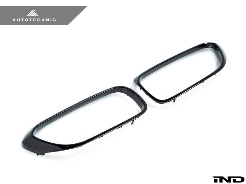 AutoTecknic Glazing Black Front Grille Surround Set - BMW F90 M5