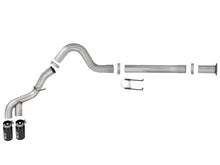 Load image into Gallery viewer, aFe Power 11-14 Ford F250/F350 6.7L Diesel Rebel XD 4in 409 SS DPF-Back Exhaust System - Black Tips - 49-43120-B