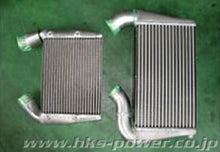 Load image into Gallery viewer, HKS 09 Nissan GTR R35 2 Core FMIC includes Carbon Air Duct and Full Piping Kits - 13001-AN013