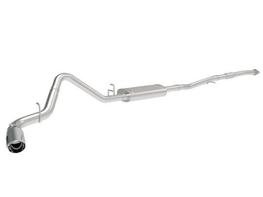 aFe Apollo GT Series 19-20 GM 1500 2.7L (t) 409 SS CB Exhaust System w/Polished Tip - 49-44108-P