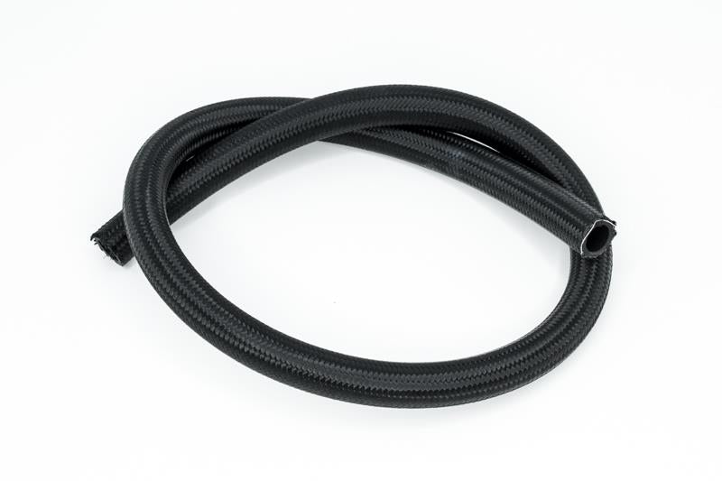 DeatschWerks 10AN Black Nylon Braided CPE Hose 3 Feet - 6-02-0817-3