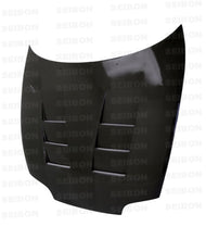 Load image into Gallery viewer, Seibon 93-98 Toyota Supra (JZA80L) TS Style Carbon Fiber Hood - HD9398TYSUP-TS
