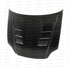 Load image into Gallery viewer, Seibon 99-00 Honda Civic (EM1/EJ6/7/8/EK9) TS-Style Carbon Fiber Hood - HD9900HDCV-TS