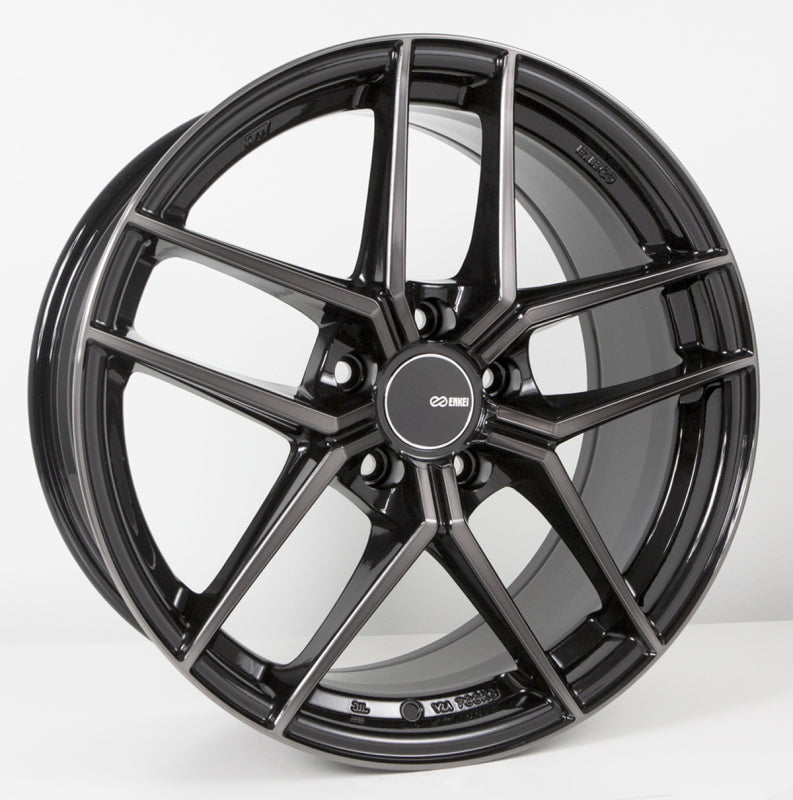 Enkei TY-5 18x8 5x108 40mm offset 72.6mm Bore Black Pearl - 498-880-3140MBM