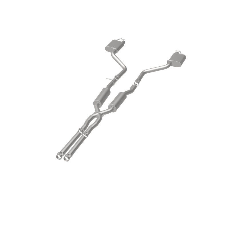 MagnaFlow Cat-Back SS 2.5in Dual Split Rear Exit (OEM Tips) 15-16 Dodge/Chrysler Charger/300 5.7L V8 - 19226