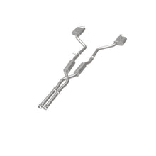 Load image into Gallery viewer, MagnaFlow Cat-Back SS 2.5in Dual Split Rear Exit (OEM Tips) 15-16 Dodge/Chrysler Charger/300 5.7L V8 - 19226
