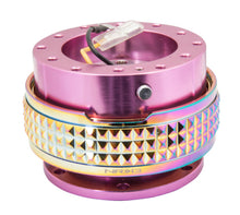 Load image into Gallery viewer, NRG Quick Release Kit - Pyramid Edition - Pink Body / Neochrome Pyramid Ring - SRK-210PK/MC