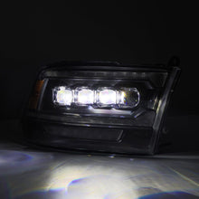 Load image into Gallery viewer, AlphaRex 09-18 Dodge Ram 2500 NOVA LED Proj Headlights Plank Style Design Black w/ Activation Light - 880555
