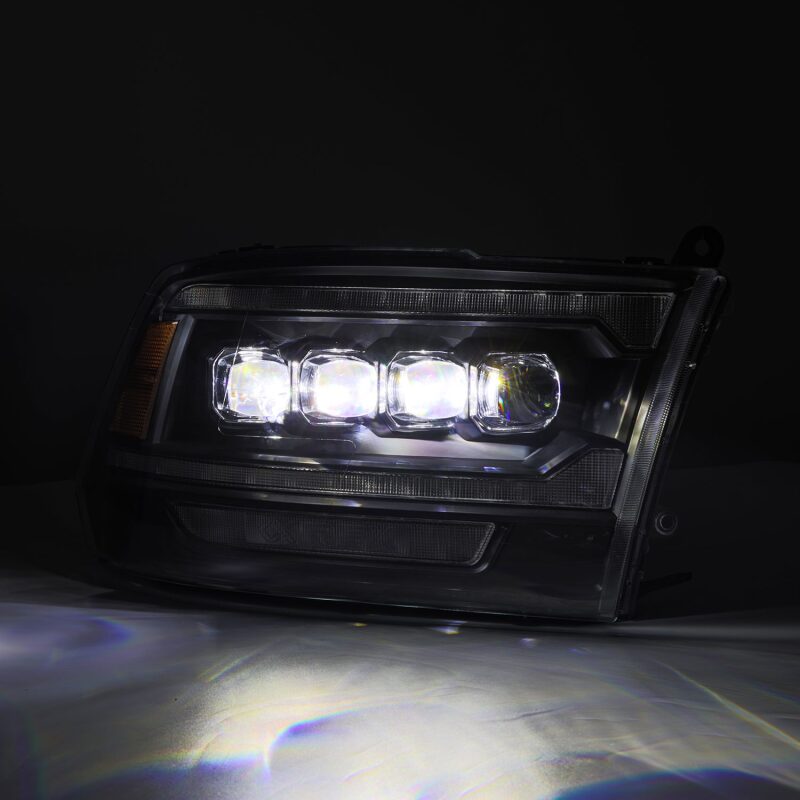 AlphaRex 09-18 Ram 2500 NOVA LED Proj Headlights Plank Style Chrome w/Activ Light/Seq Signal/DRL - 880556